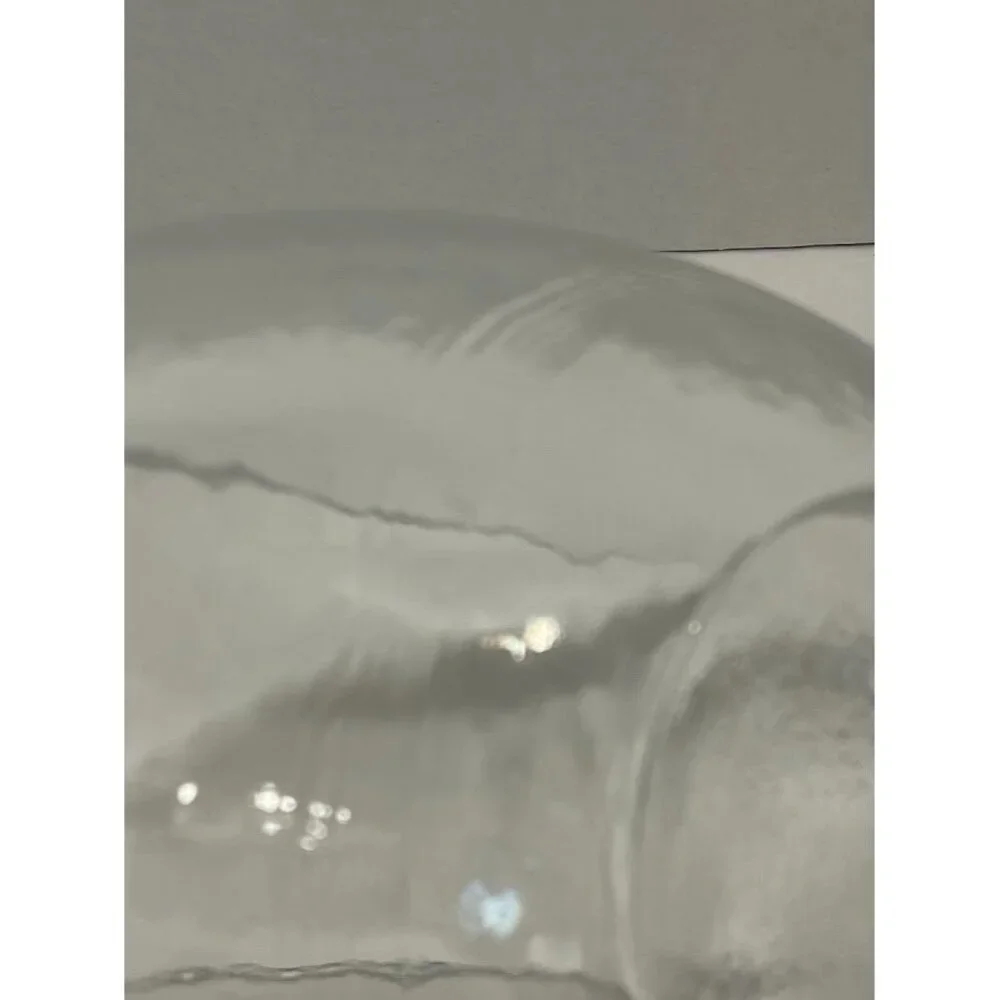 STEUBEN ART GLASS‎ MODERN BENT FOLDED CURVED OBLONG BOWL 12.5 INCH LONG